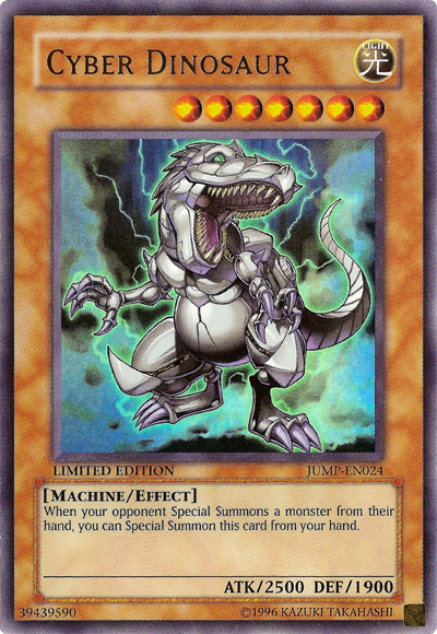 Cyber Dinosaur [JUMP-EN024] Ultra Rare | Good Games Adelaide SA
