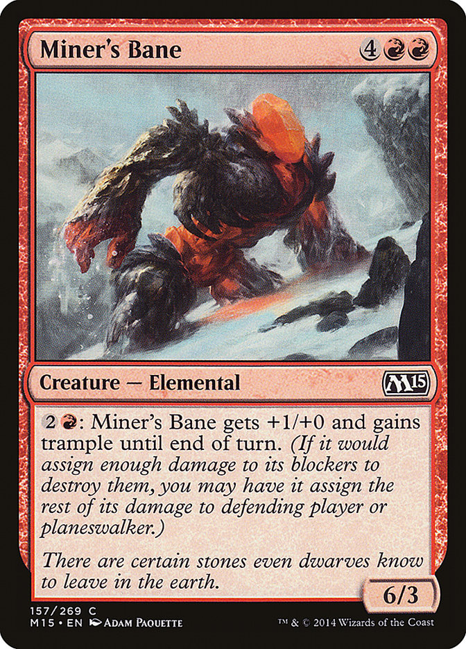 Miner's Bane 157 (Magic 2015 (M15))  | Good Games Adelaide SA