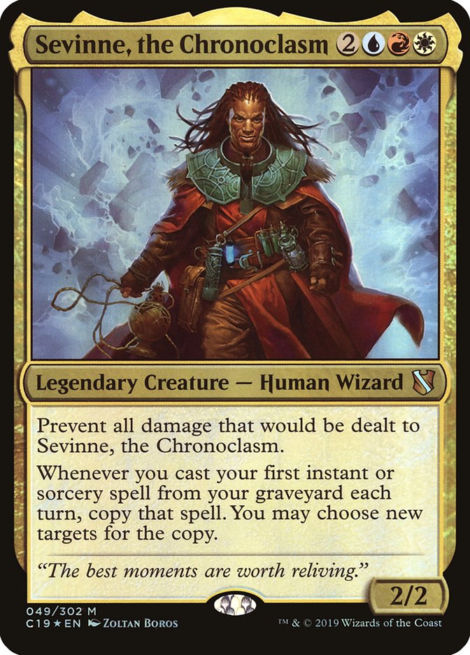 Sevinne, the Chronoclasm (Commander 2019) [Oversize Cards] | Good Games Adelaide SA