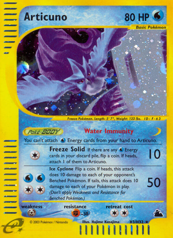 Articuno (H3/H32) [Skyridge] | Good Games Adelaide SA