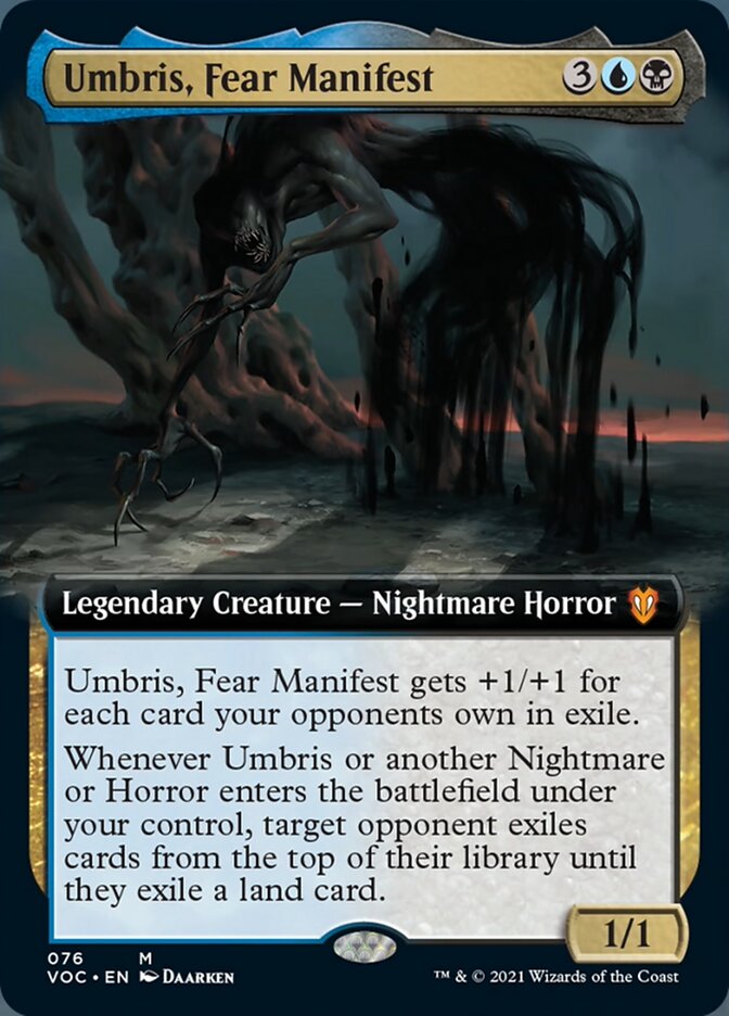 Umbris, Fear Manifest (Extended) [Innistrad: Crimson Vow Commander] | Good Games Adelaide SA