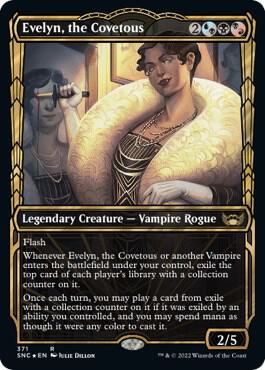 Evelyn the Covetous Gilded Foil 371 (Streets of New Capenna)  - Foil | Good Games Adelaide SA