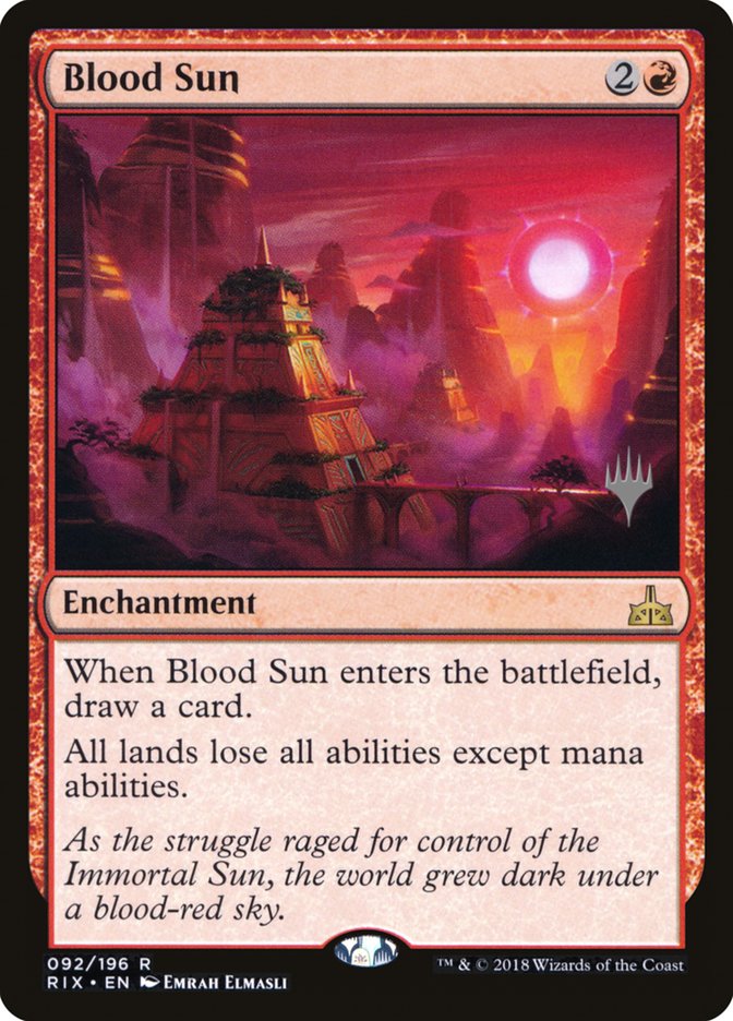 Blood Sun [Rivals of Ixalan Promos] | Good Games Adelaide SA