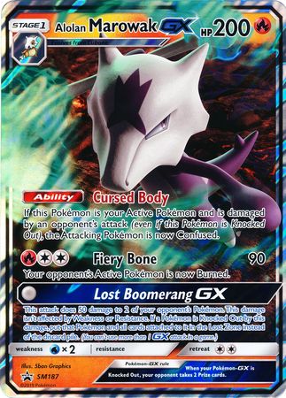 Alolan Marowak GX (SM187) (Jumbo Card) [Sun & Moon: Black Star Promos] | Good Games Adelaide SA