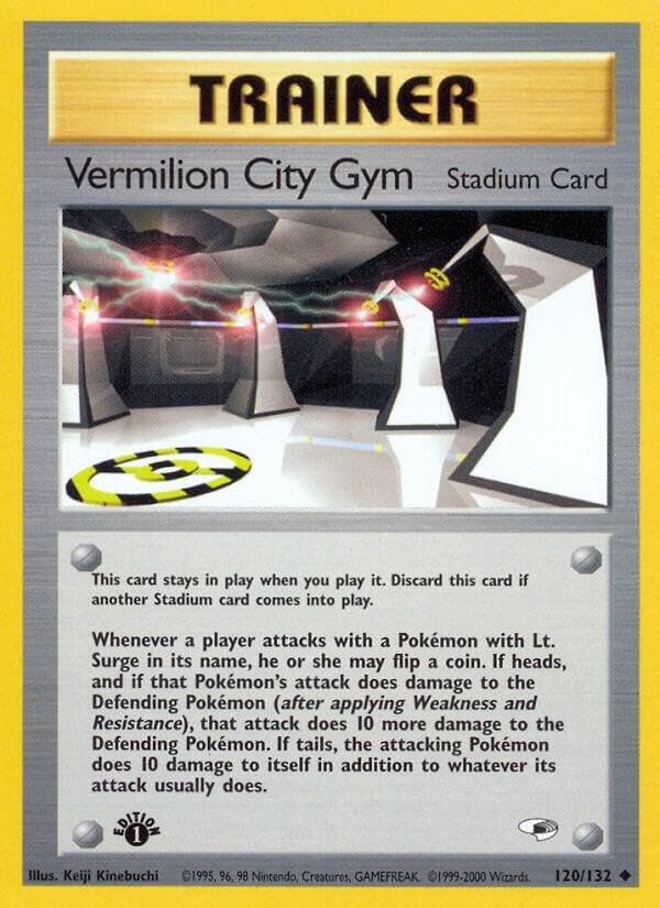 Vermilion City Gym 120/132 (Gym Heroes)  - 1st Edition | Good Games Adelaide SA
