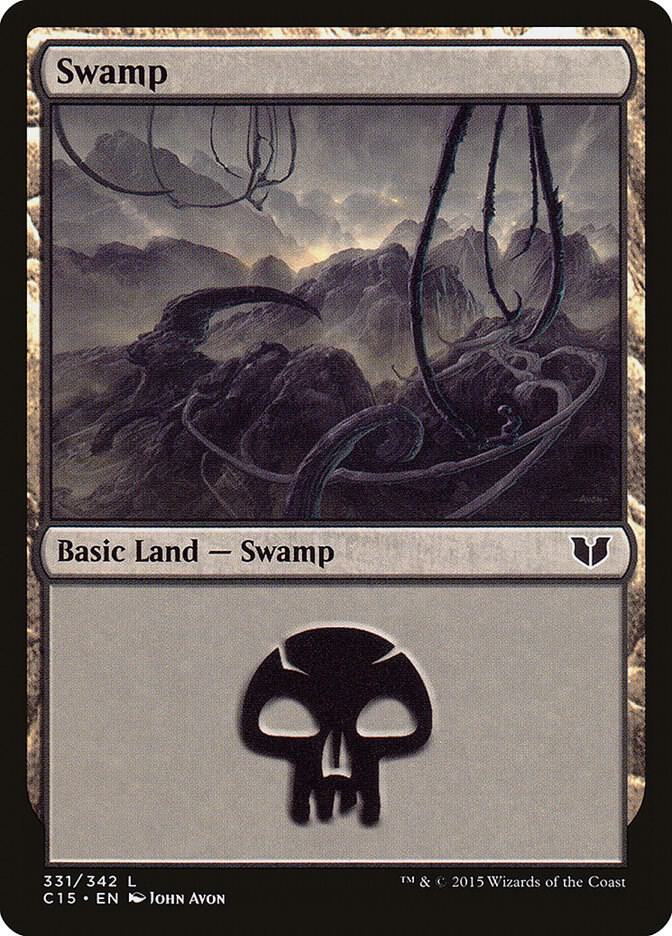 Swamp 331 (Commander 2015)  | Good Games Adelaide SA