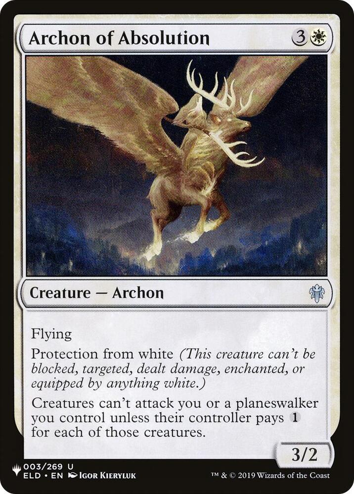 Archon of Absolution 003/269 (The List Reprints)  | Good Games Adelaide SA