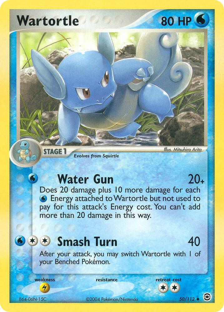 Wartortle 50/112 (FireRed & LeafGreen)  - Reverse Holofoil | Good Games Adelaide SA