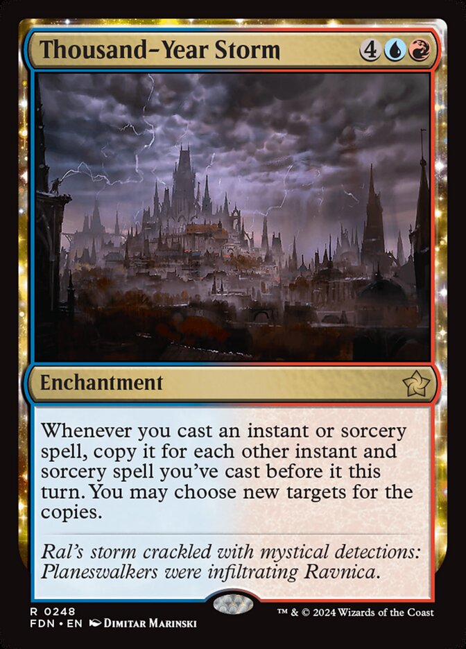 Thousand Year Storm 248 (Foundations)  - Foil | Good Games Adelaide SA