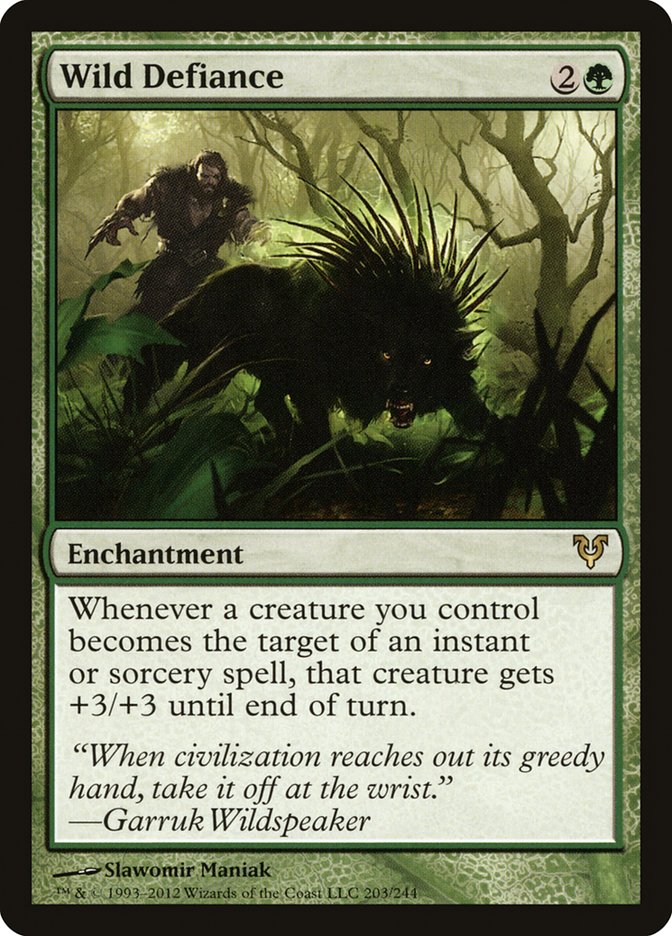 Wild Defiance 203 (Avacyn Restored)  - Foil | Good Games Adelaide SA