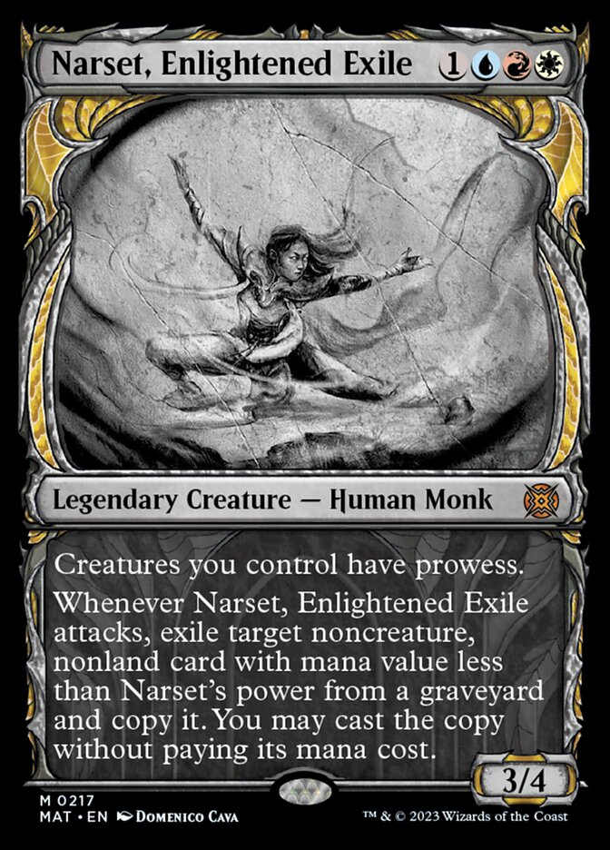 Narset, Enlightened Exile (Showcase Halo Foil) [March of the Machine: The Aftermath] | Good Games Adelaide SA