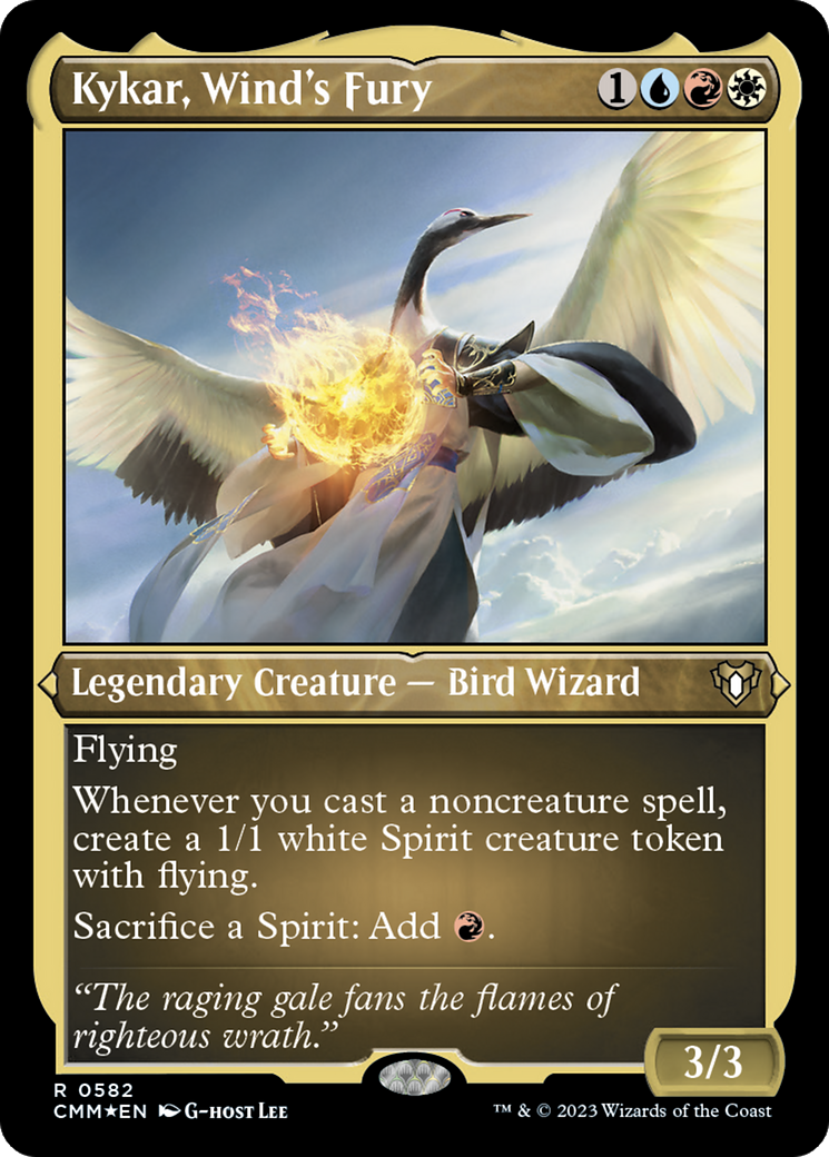 Kykar, Wind's Fury (Foil Etched) [Commander Masters] | Good Games Adelaide SA