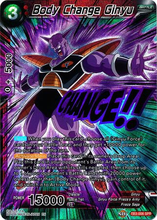 Body Change Ginyu (SPR) [TB3-006_SPR] | Good Games Adelaide SA