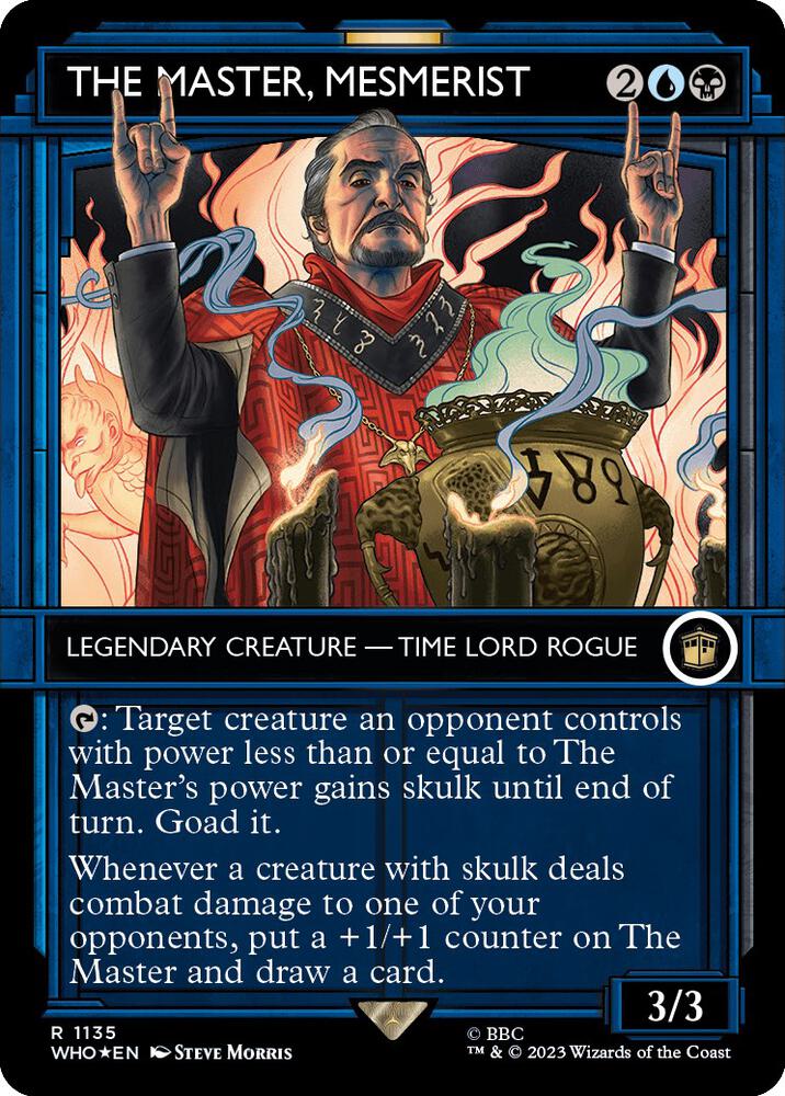 The Master, Mesmerist 1135 (Universes Beyond: Doctor Who)  - Foil | Good Games Adelaide SA
