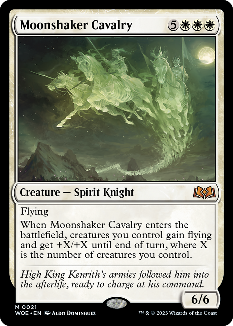Moonshaker Cavalry [Wilds of Eldraine] | Good Games Adelaide SA