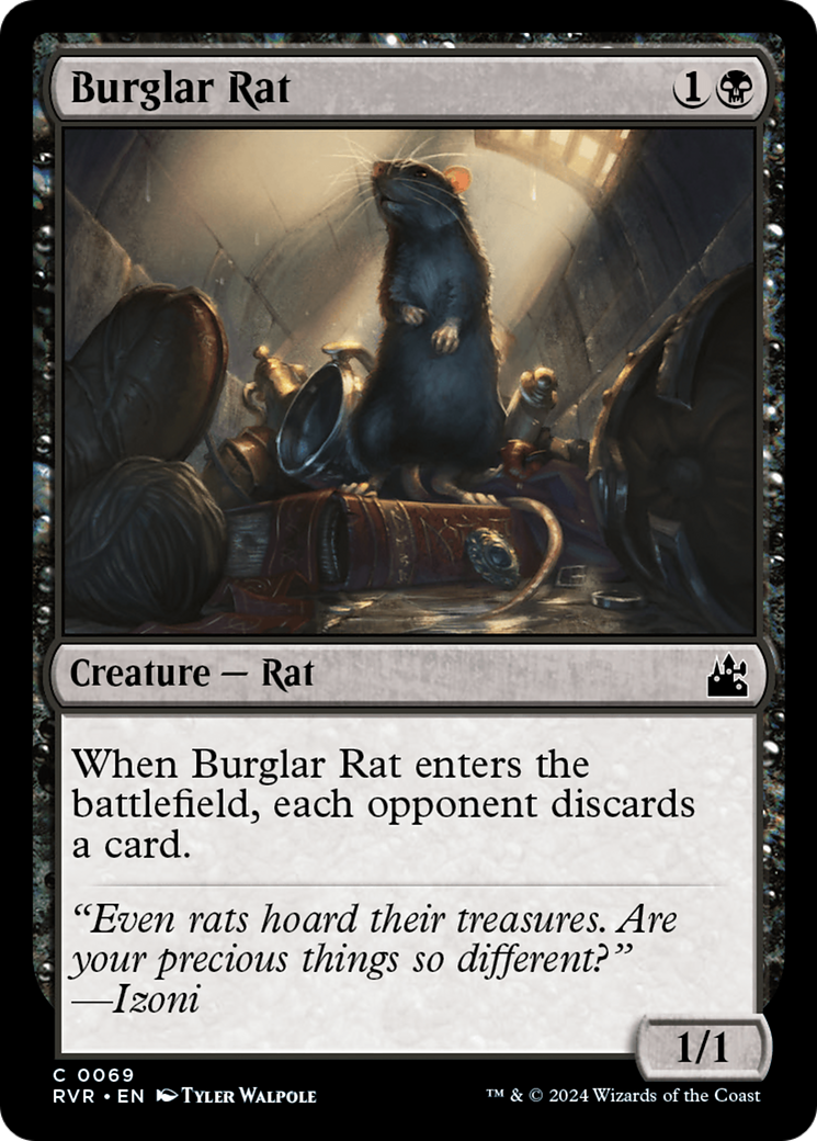 Burglar Rat [Ravnica Remastered] | Good Games Adelaide SA