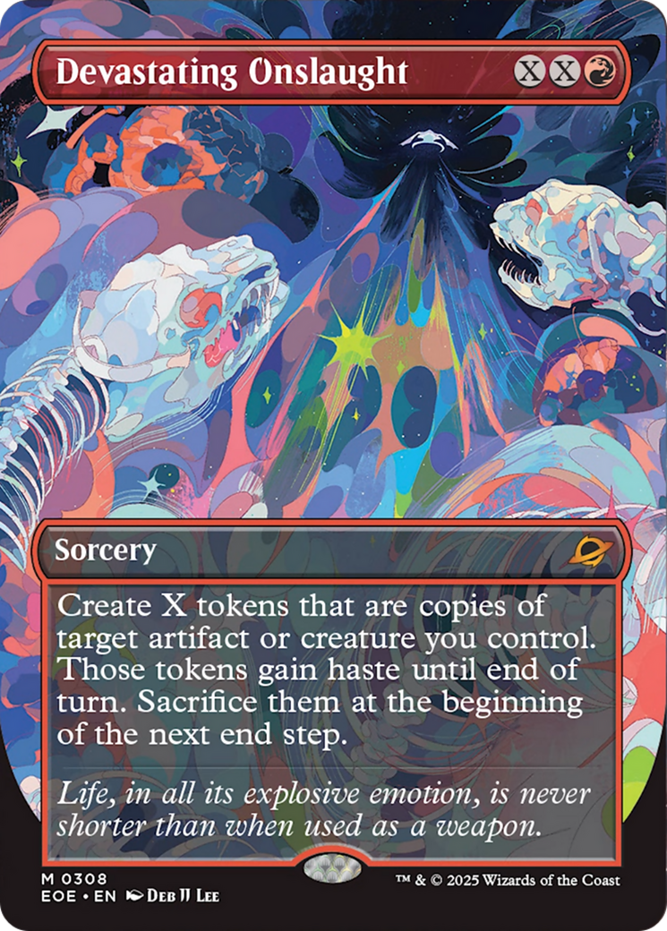 Devastating Onslaught (Borderless) [Edge of Eternities] | Good Games Adelaide SA