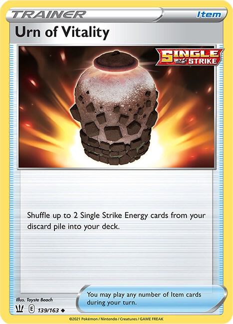 Urn of Vitality 139/163 (SWSH05: Battle Styles)  | Good Games Adelaide SA