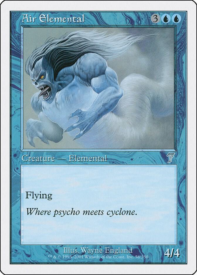 Air Elemental 58 (7th Edition)  - Foil | Good Games Adelaide SA