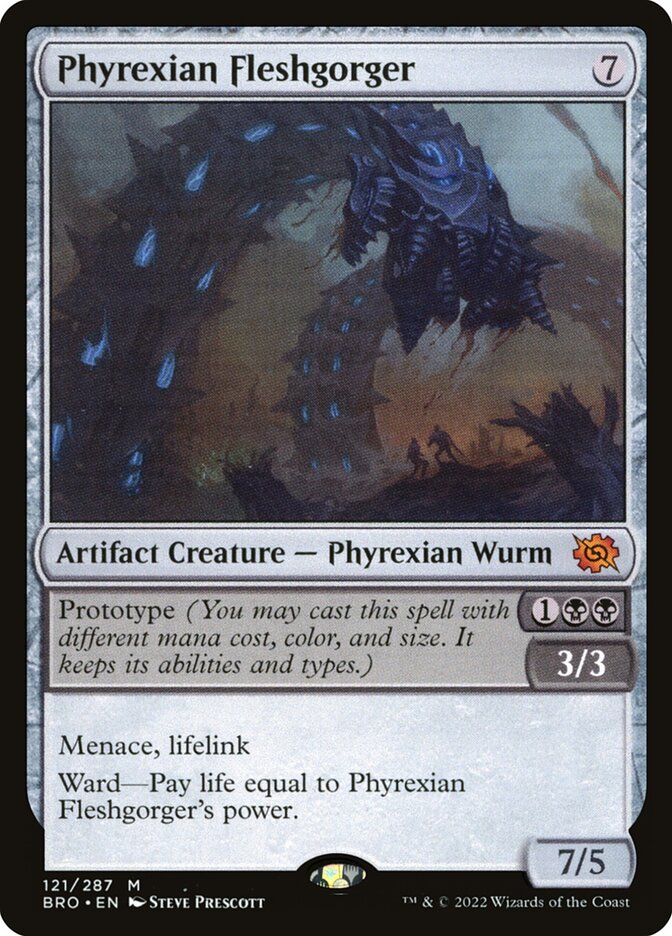 Phyrexian Fleshgorger 121 (The Brothers' War)  | Good Games Adelaide SA