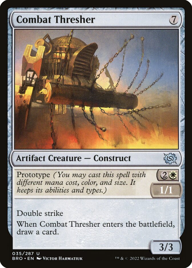 Combat Thresher 35 (The Brothers' War)  - Foil | Good Games Adelaide SA