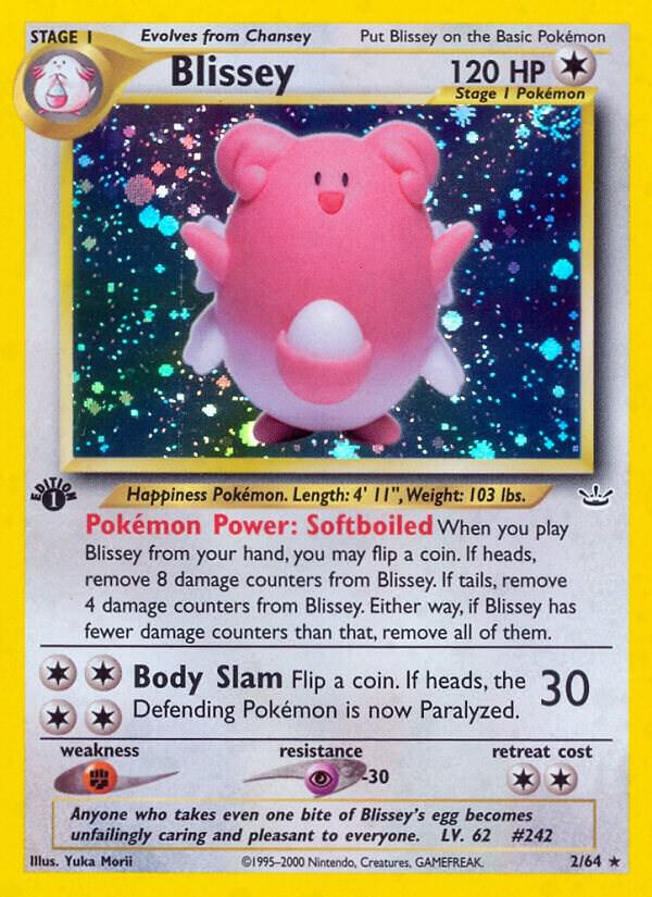 Blissey 02/64 (Neo Revelation)  - 1st Edition Holofoil | Good Games Adelaide SA
