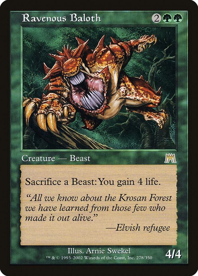 Ravenous Baloth 278 (Onslaught)  - Foil | Good Games Adelaide SA