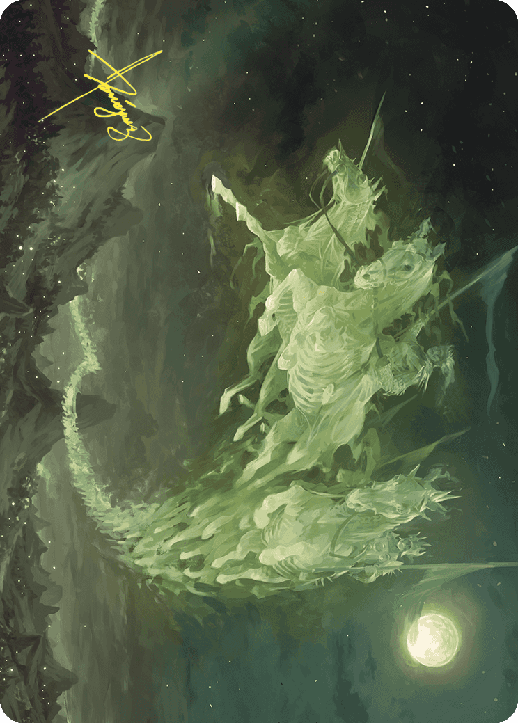 Moonshaker Cavalry Art Card (Gold-Stamped Signature) [Wilds of Eldraine Art Series] | Good Games Adelaide SA