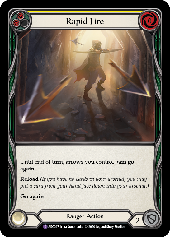 Rapid Fire [U-ARC047] Unlimited Rainbow Foil | Good Games Adelaide SA