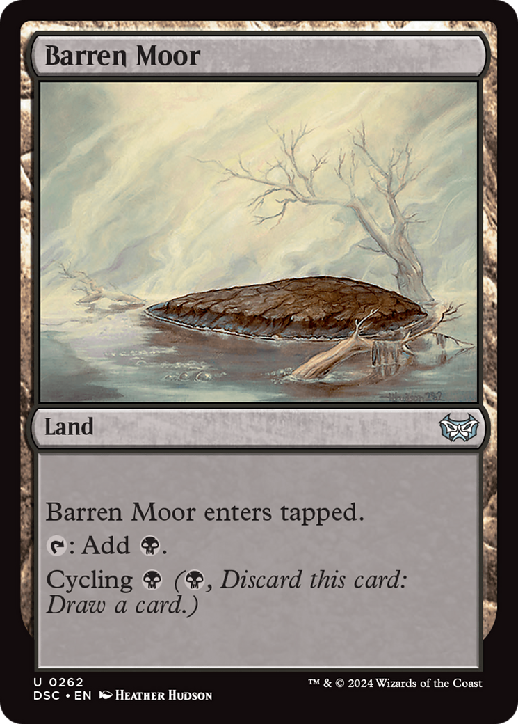 Barren Moor [Duskmourn: House of Horror Commander] | Good Games Adelaide SA