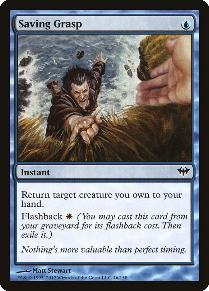 Saving Grasp 46 (Dark Ascension)  - Foil | Good Games Adelaide SA