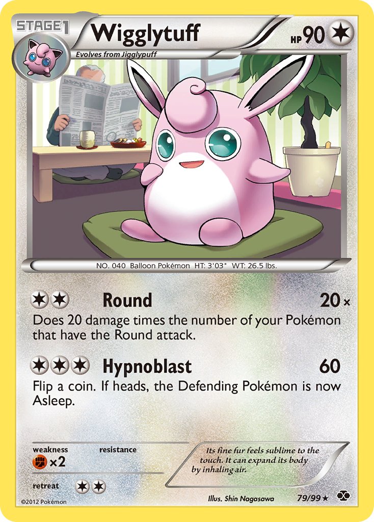 Wigglytuff (79/99) (Cosmos Holo) (Blister Exclusive) [Black & White: Next Destinies] | Good Games Adelaide SA