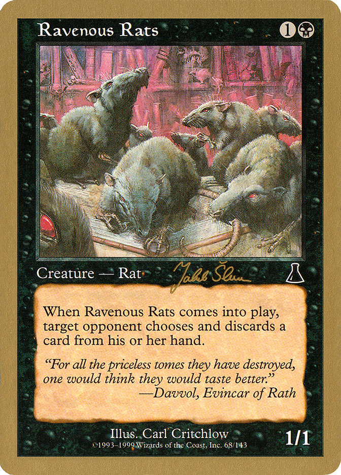Ravenous Rats (Jakub Slemr) [World Championship Decks 1999] | Good Games Adelaide SA