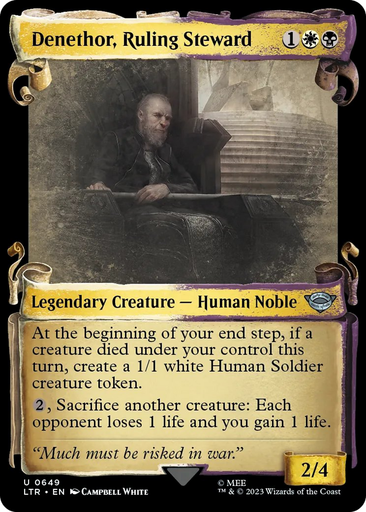 Denethor, Ruling Steward [The Lord of the Rings: Tales of Middle-Earth Showcase Scrolls] | Good Games Adelaide SA