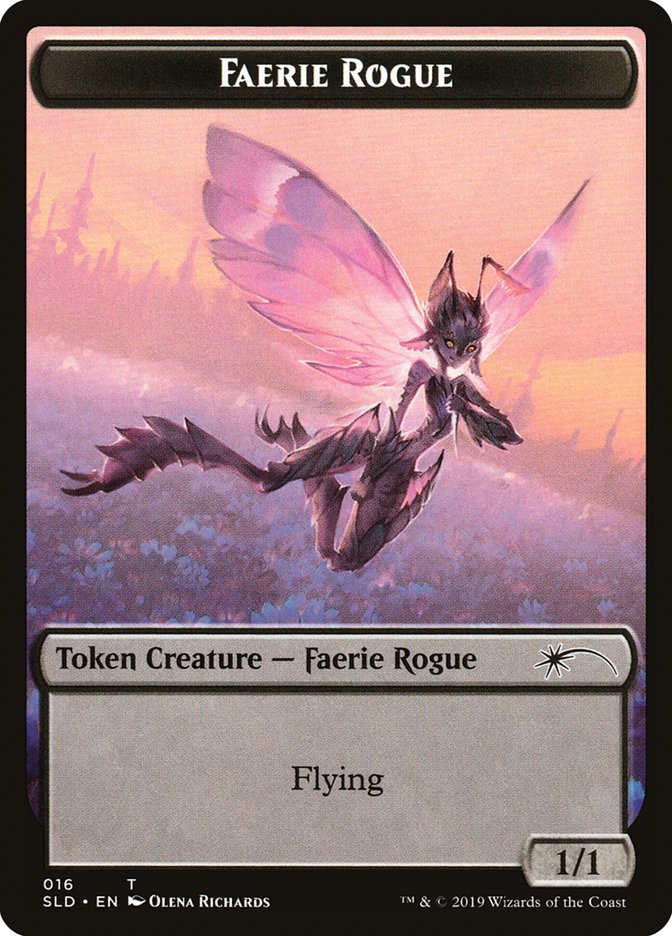 Faerie Rogue Token (016) [Secret Lair Drop Series] | Good Games Adelaide SA