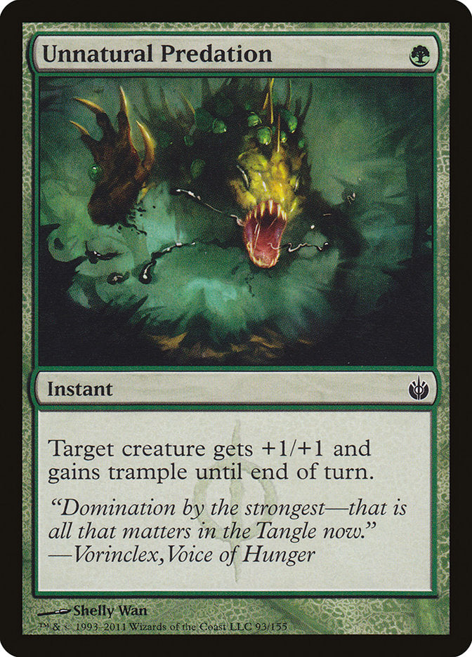 Unnatural Predation 93 (Mirrodin Besieged)  | Good Games Adelaide SA