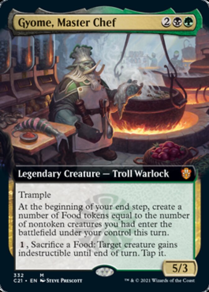 Gyome, Master Chef (Extended) [Commander 2021] | Good Games Adelaide SA