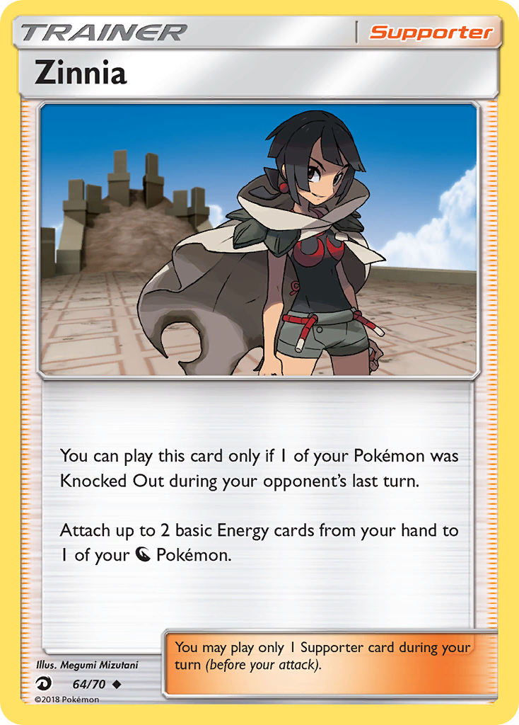 Zinnia (64/70) [Sun & Moon: Dragon Majesty] | Good Games Adelaide SA