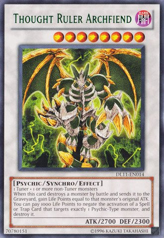 Thought Ruler Archfiend (Green) [DL11-EN014] Rare | Good Games Adelaide SA