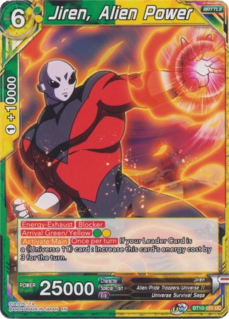 Jiren, Alien Power [BT10-151] | Good Games Adelaide SA