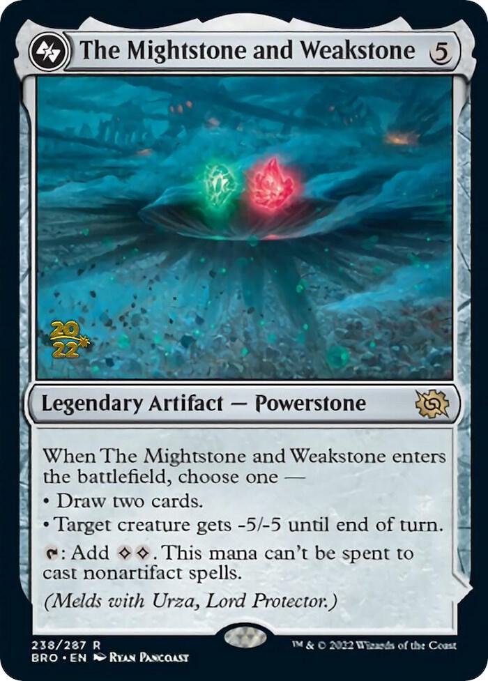 The Mightstone and Weakstone 238 (Prerelease Cards)  - Foil | Good Games Adelaide SA