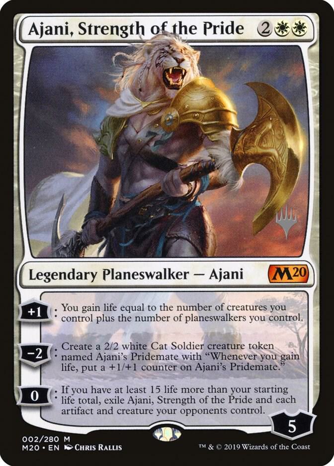 Ajani Strength of the Pride 2 (Promo Pack: Core Set 2020)  | Good Games Adelaide SA