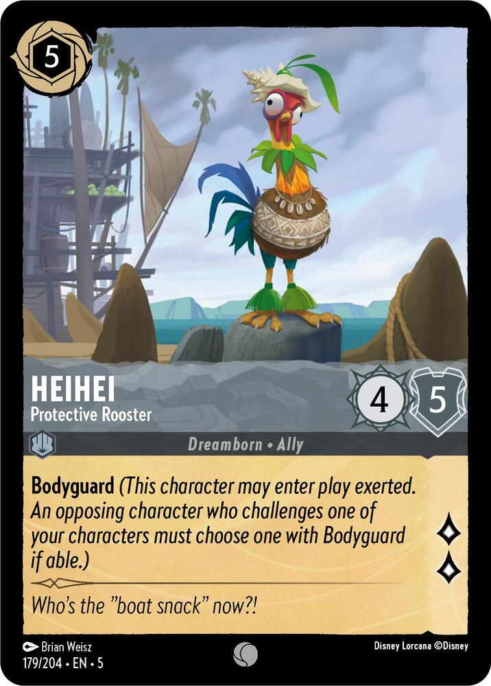 HeiHei Protective Rooster 179/204 (Shimmering Skies)  - Cold Foil | Good Games Adelaide SA