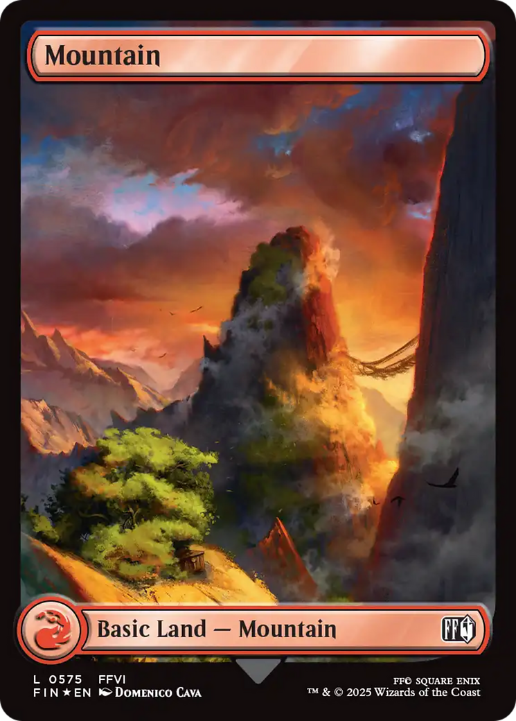 Mountain (0575) (Surge Foil) [FINAL FANTASY] | Good Games Adelaide SA