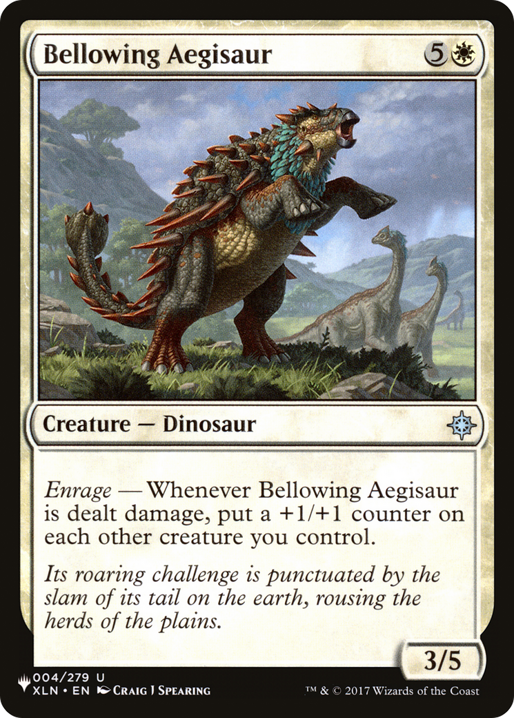 Bellowing Aegisaur [The List Reprints] | Good Games Adelaide SA