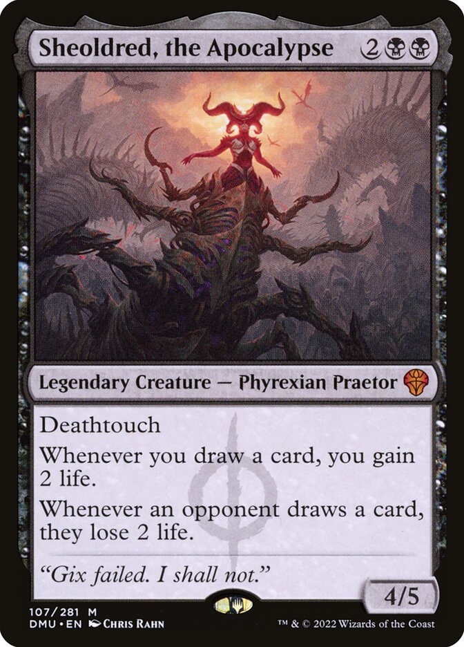 Sheoldred the Apocalypse 107 (Dominaria United)  - Foil | Good Games Adelaide SA