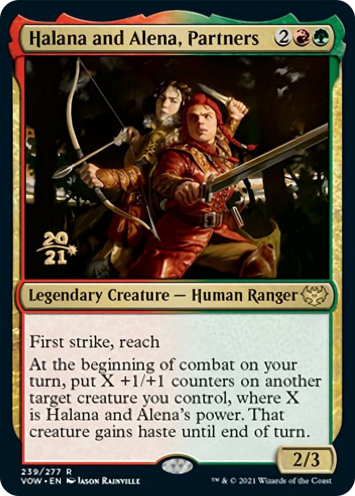 Halana and Alena Partners 239 (Prerelease Cards)  - Foil | Good Games Adelaide SA
