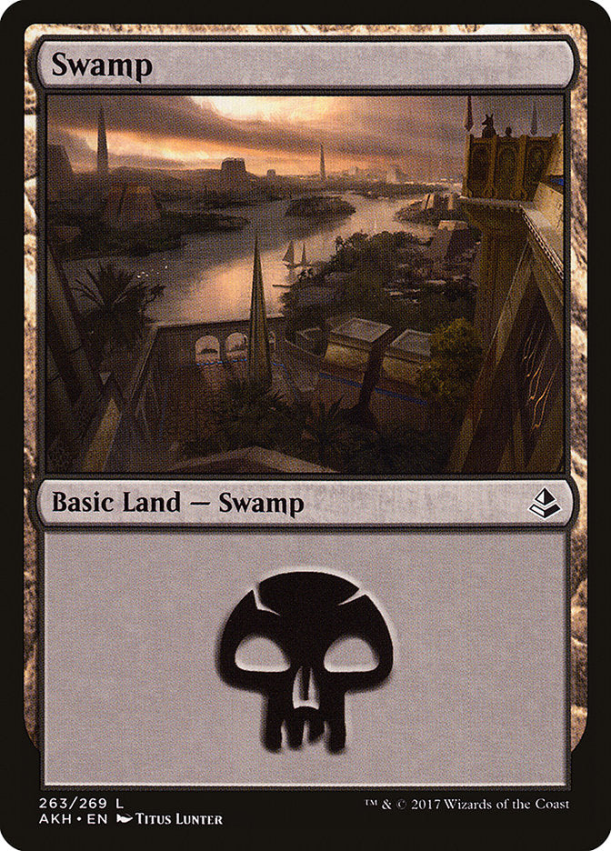 Swamp (263) [Amonkhet] | Good Games Adelaide SA