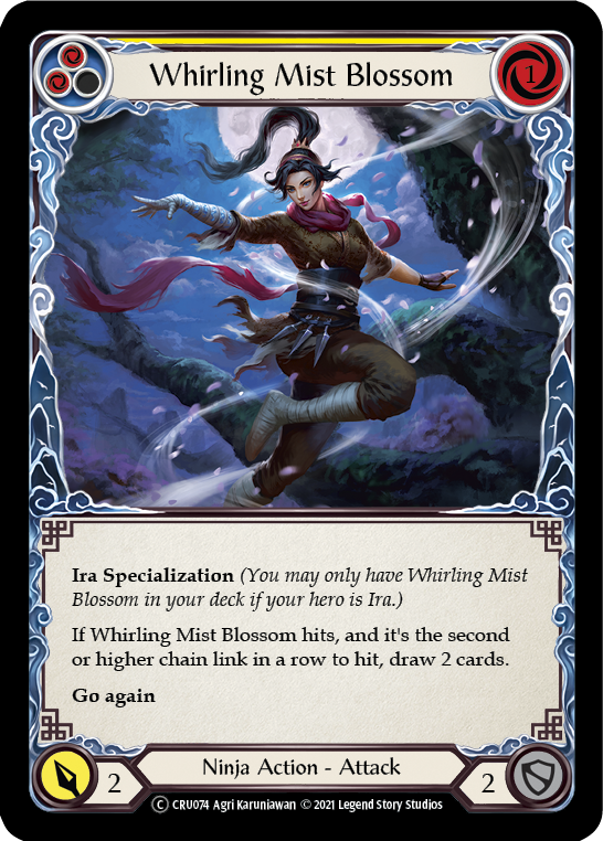 Whirling Mist Blossom [U-CRU074-RF] Unlimited Rainbow Foil | Good Games Adelaide SA