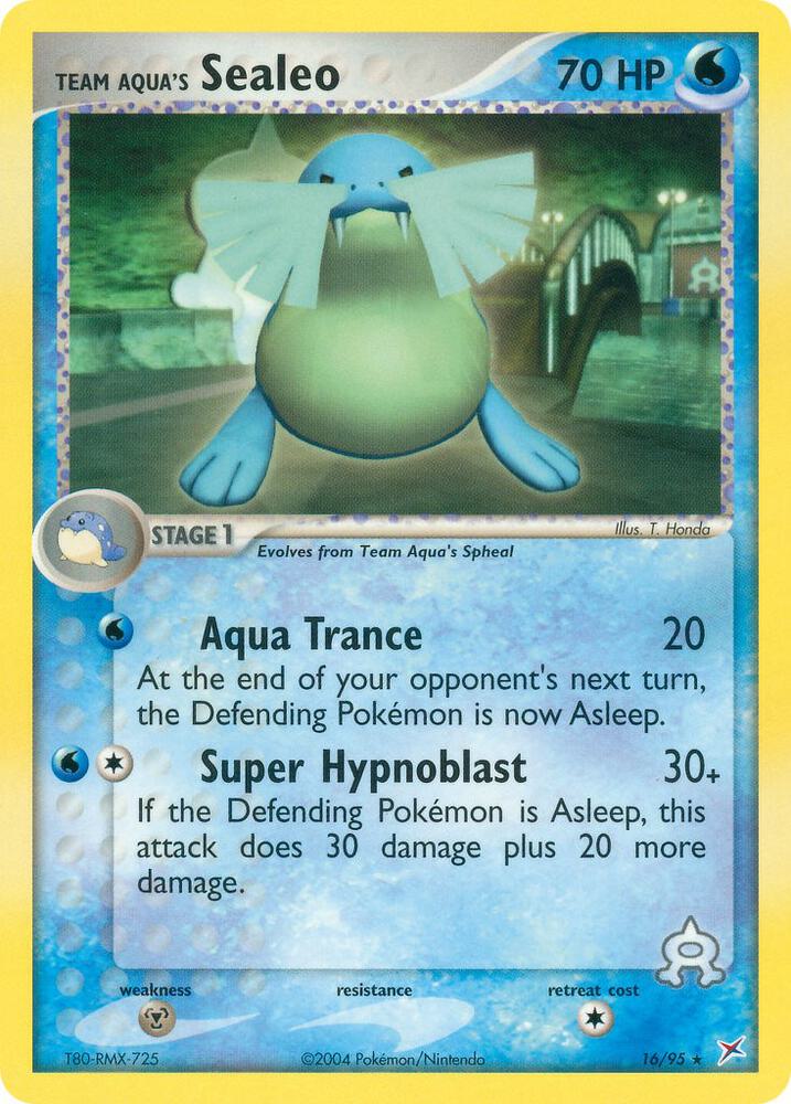 Team Aqua's Sealeo 16/95 (Team Magma vs Team Aqua)  - Reverse Holofoil | Good Games Adelaide SA
